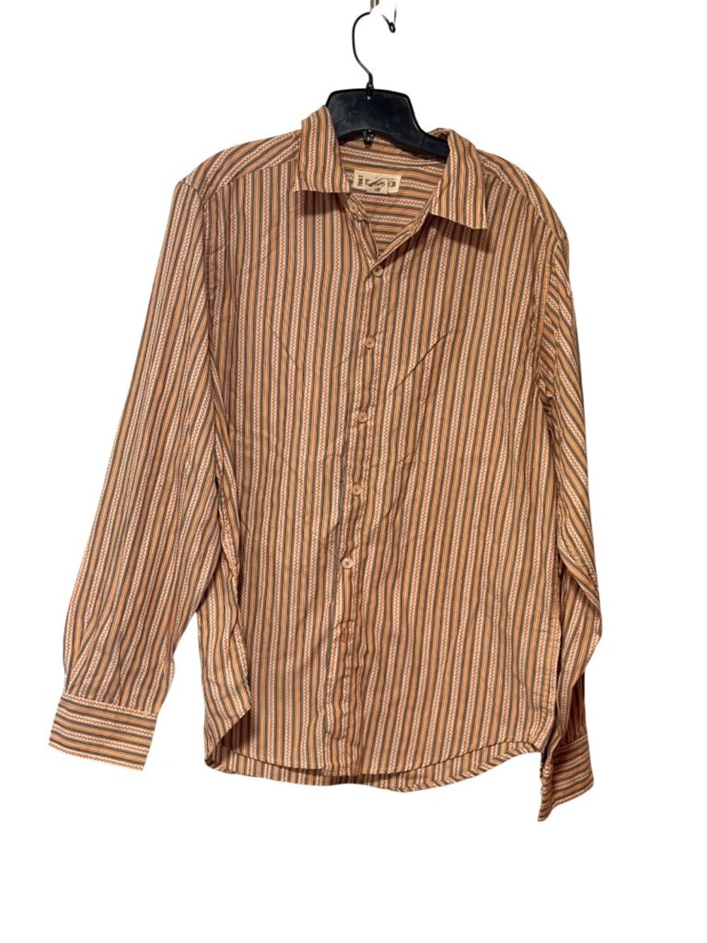 Vintage y2k Buckle 67 Mens Size Large Long Sleeve Button Up Aztec Print Shirt To
